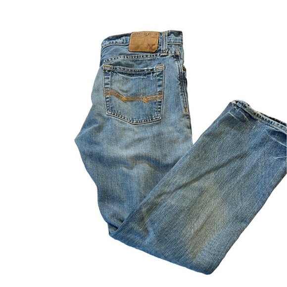 AMERICAN Eagle Straight Leg Men's Jeans Size 34/30 - Picture 8 of 13